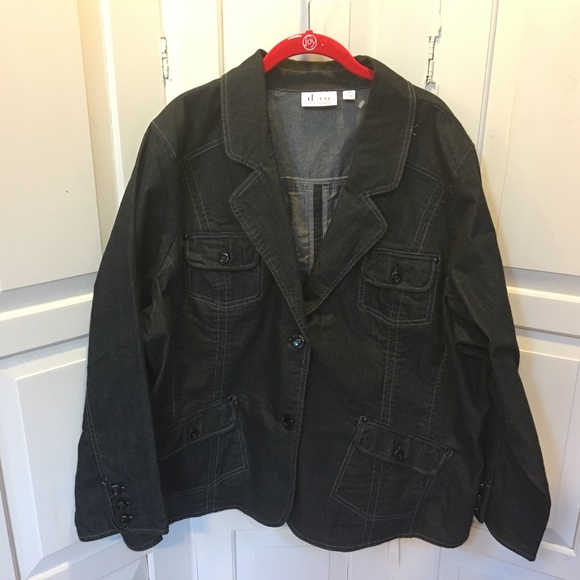 Denim & Co. Jackets & Blazers - ⚡️4/$25 SALE | Denim & Co Black Denim Jacket